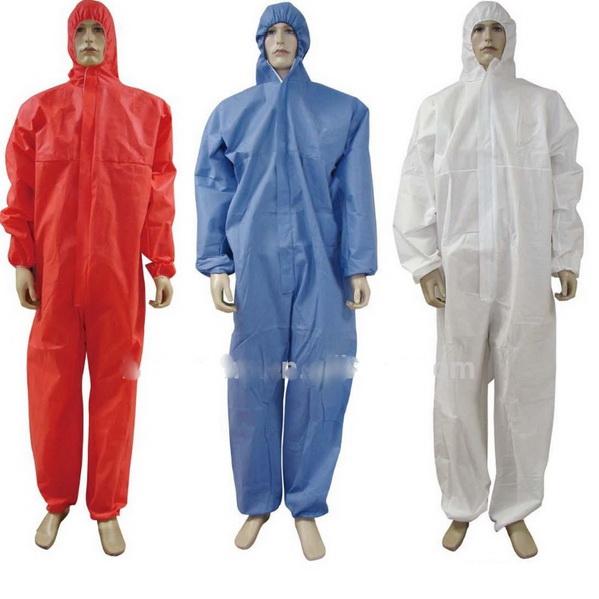 PPE Type Protective Clothing Disposable SMS Coverall - HHG Glass