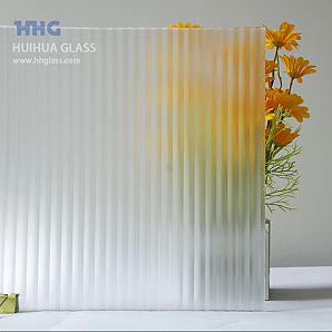 Satin Fluted Glass