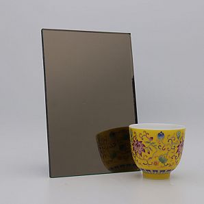 مرآة حائط ملونة برونز يورو