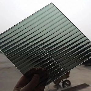 Black Moru Patterned Glass