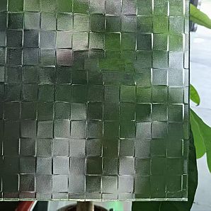 Rubik Cube Textue Glass Pane