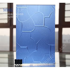Blue Karatchi Glass Texture