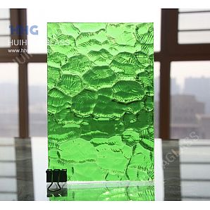 Grön Oceanic Privicy Glass textur