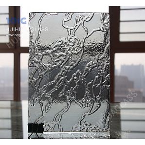 Feuille de verre texturée carte grise