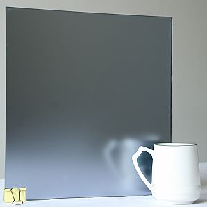 Gray Acid Etched Mirror Use For Wall Covering Gloss 25%