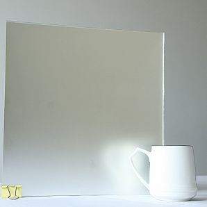 Snow White Acid Etch Opaque Mirror Gloss 15%