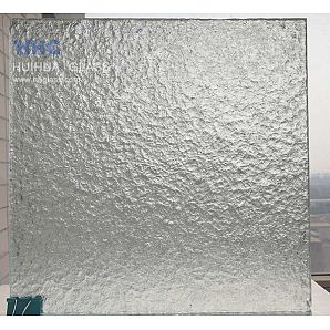 Laminated Glacial Cap Texture Glass for Partition