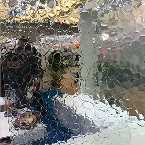 Cool Cobble Glas Textur für benutzerdefinierte Tischplatten
