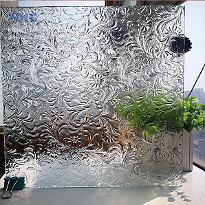 Винтаге цвјетни прозирни стаклени екран