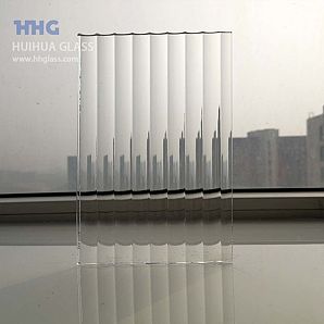 Ultra Clear Smal Reeded Glass